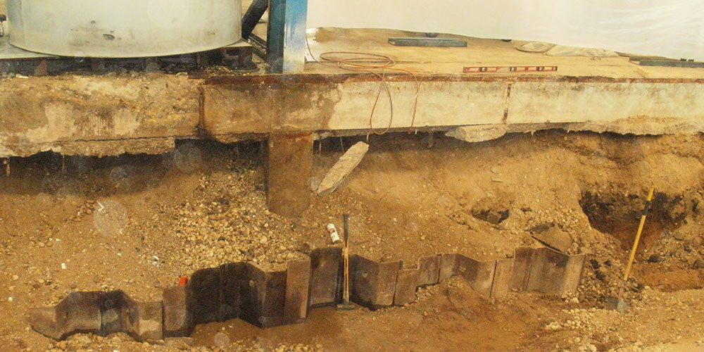 Foundation Engineering - Extruder Pit Sheeting Wall | James Heidt Engineer