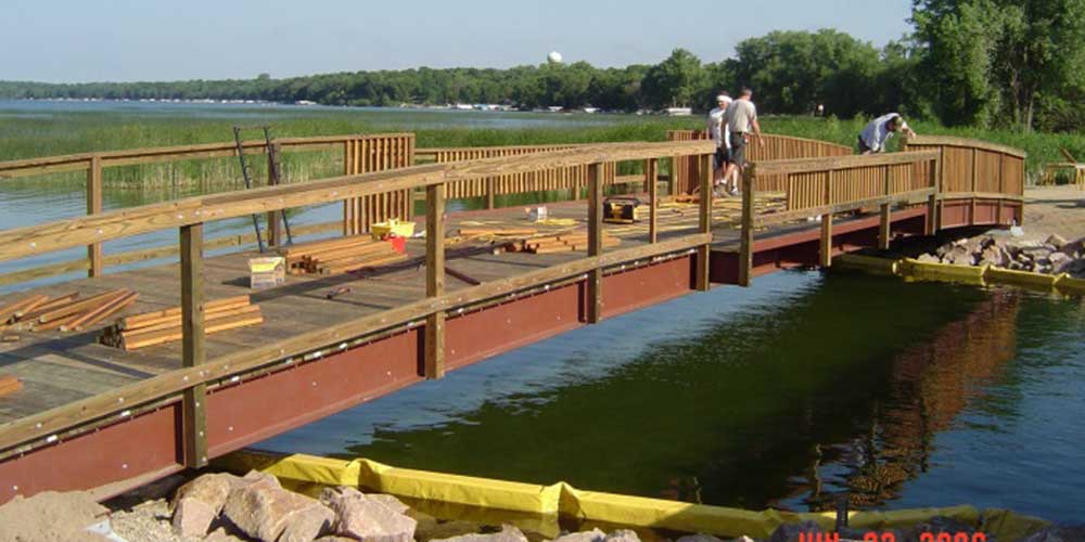 Pedestrian Bridge, Kandiyohi County MN | James Heidt, Engineer