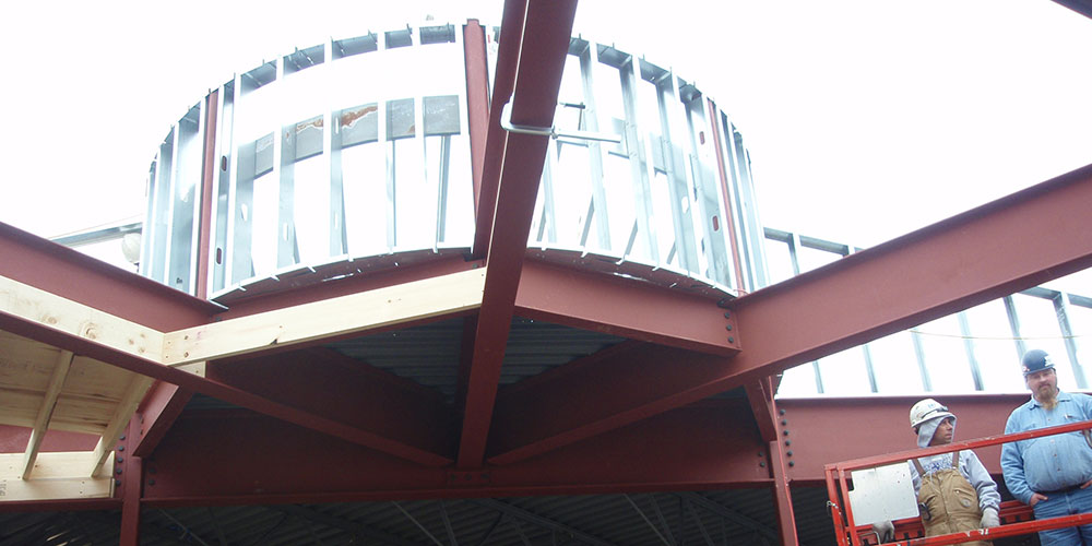 Complex Atrium Framing | James Heidt Engineer